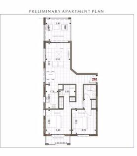 Floor plan apt 201