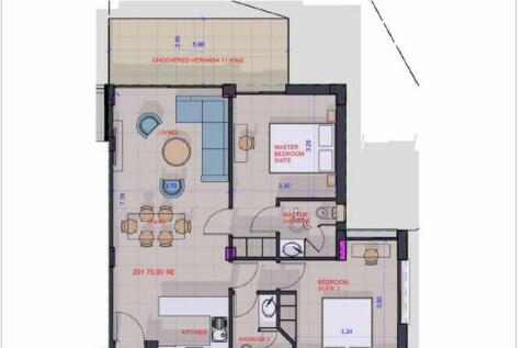 Floor plan apt 201