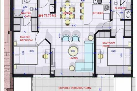 Floor plan apt 203
