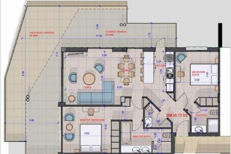 Floor plan apt 206