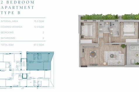 Two Bedroom Layout