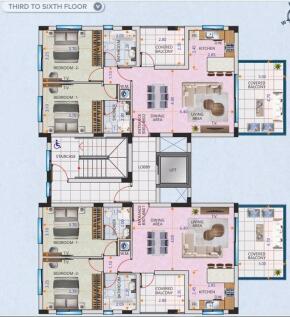 3rd to 6th Floor...