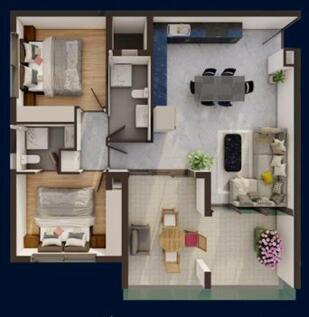 Typical 2 Bedroom