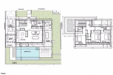 Floor plan villa 11
