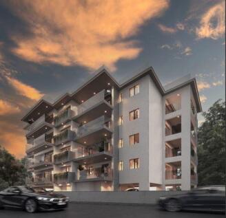 Front of Apartments