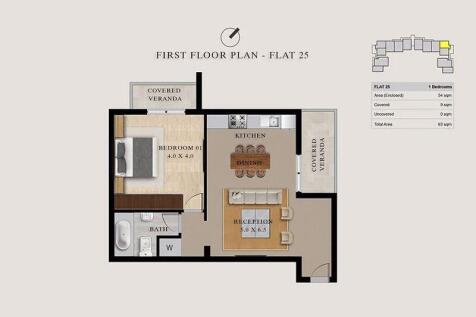 Apt 25 - Floor Plans