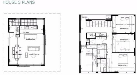 Villa 5 Floor Plans