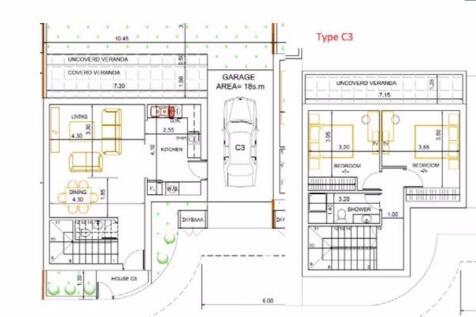 Villa C3 Floor Plans