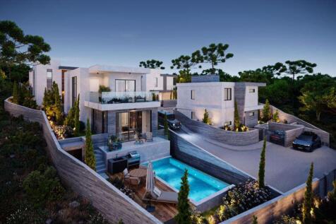 Villas at night -