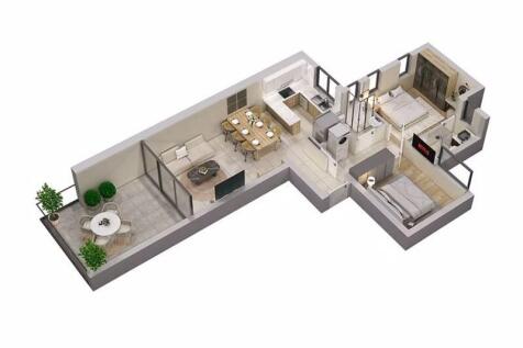 2 Bedroom Layout
