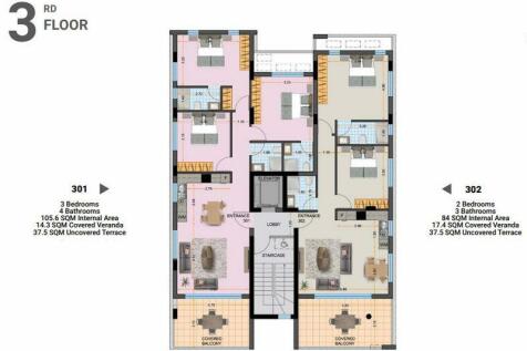 3rd Floor Plans