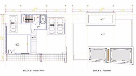 Ground &amp; roof plan