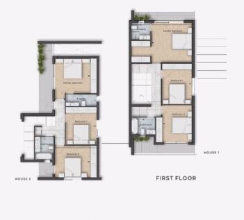 Villas 1 &amp; 2 - 1st