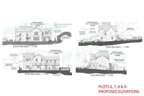 PLOTS 6, 7, 8 &amp; 9 - PROPOSED ELEVATIONS 17 Station
