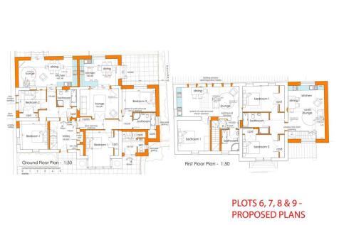 PLOTS 6, 7, 8 &amp; 9 - PROPOSED PLANS 17 Station Road