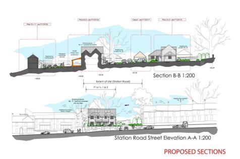 PROPOSED SECTIONS 17 Station Road, Midsomer Norton