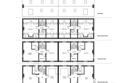 House 2 &amp; 3 Proposed Floorplans