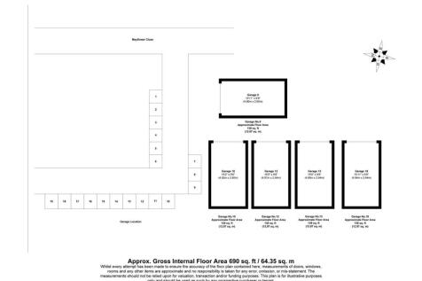 Garages 9, 10, 12, 13, 18 - Mayflower Close Mayflo