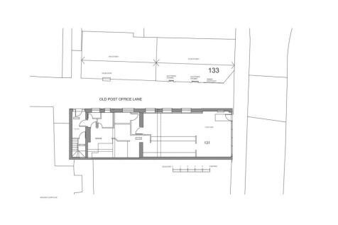 Existing Ground Floor Plan | 131 High Street, West