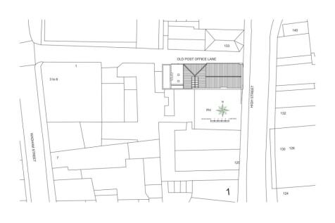 Existing Site Plan | 131 High Street, Weston-Super