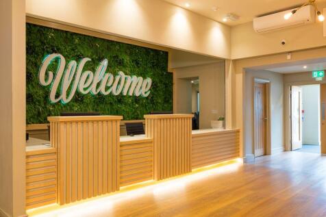 2023 Coghurst Hall Sussex Reception Signage Empty 