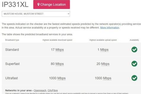 BROADBAND SPEED