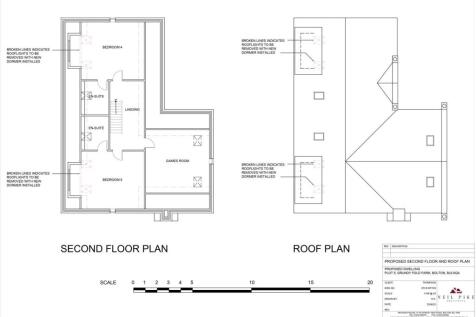 K1088-03 S73 A3 Proposed Second Floor and Roof Pla