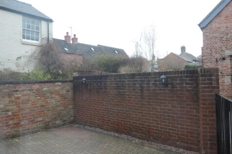 rear gated patio garden/parking
