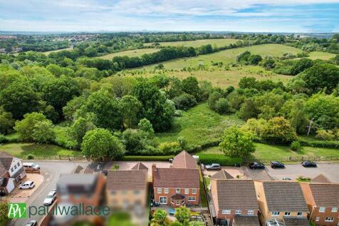 Aerial Front View of Fields