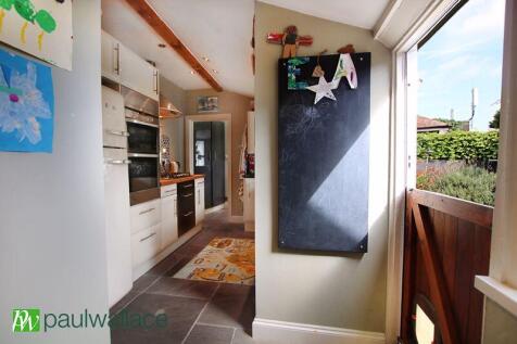 Kitchen &amp; Barn Door to Garden