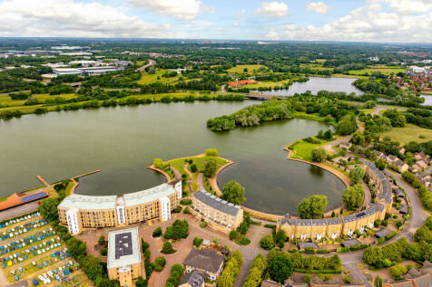 Aerial View To Lake