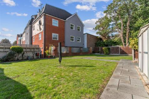 Rear of block