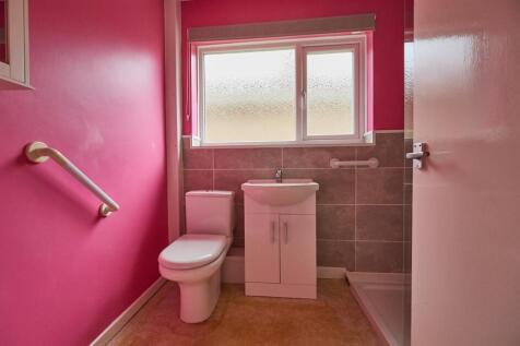 Refitted shower room to side
