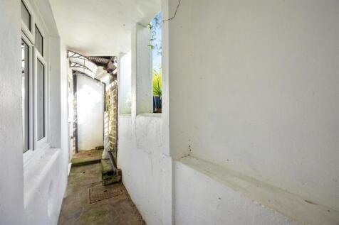 Small rear patio