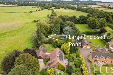 Aerial shot showing POND location