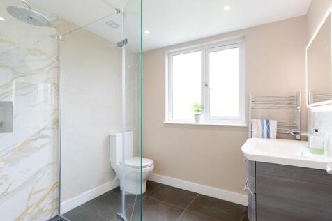 Four double bedrooms and two bathrooms