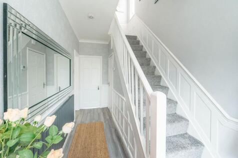 DOWN STAIRS W.C HALLWAY AND LANDING