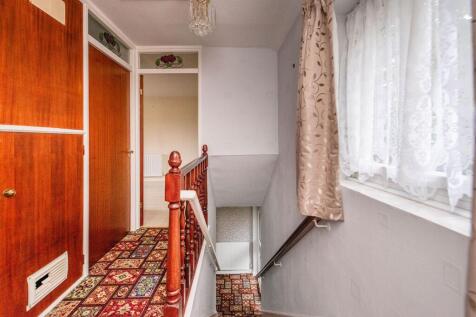 Entrance porch hallway and landing