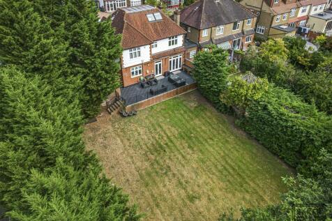 Rear garden aerial view