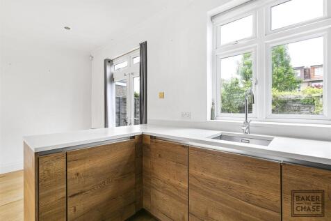 Open plan lounge and kitchen