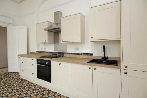 Open-plan kitchen/living room