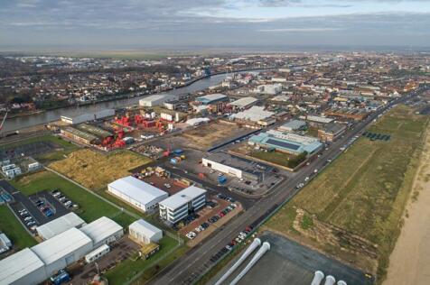 Great Yarmouth Energy Park looking West