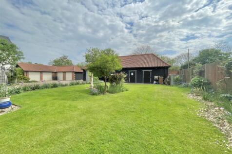 Front garden and sheds