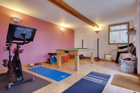 Wood Building (Currently Games Room/Gym)