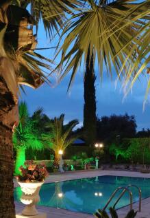 pool at night