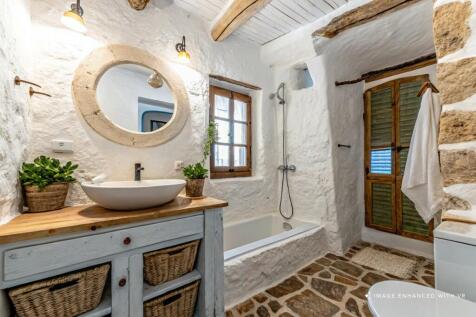 staged bathroom