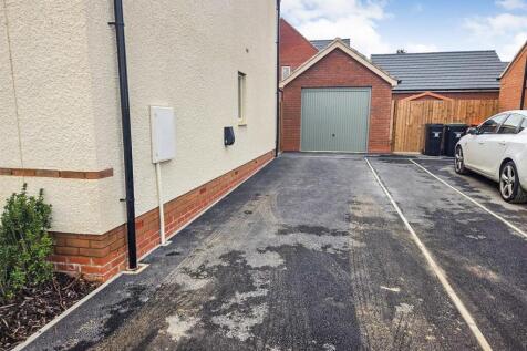 Driveway and garage