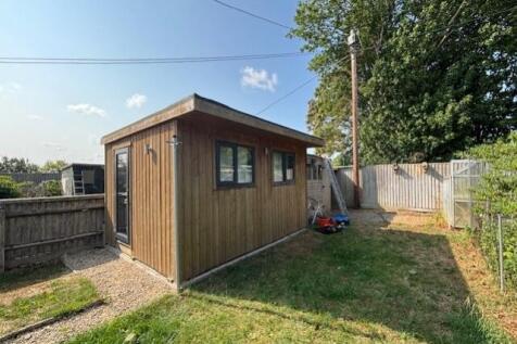 Garden office outside