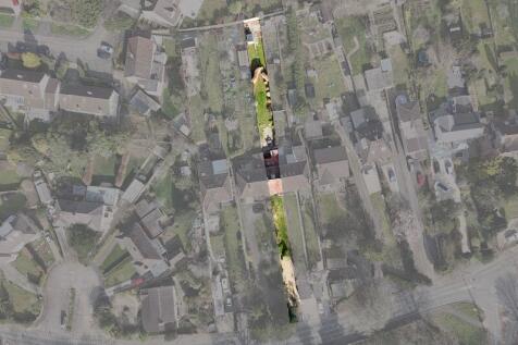 Aerial view of plot