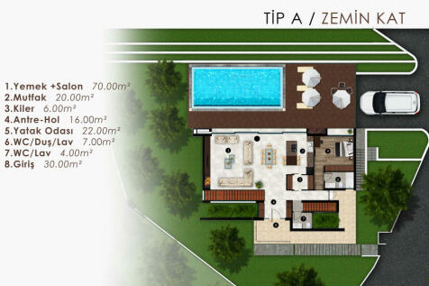 Luxury 4 Bedroom Deluxe Villas in Bellapais with Private Pool and Garage Image 9999